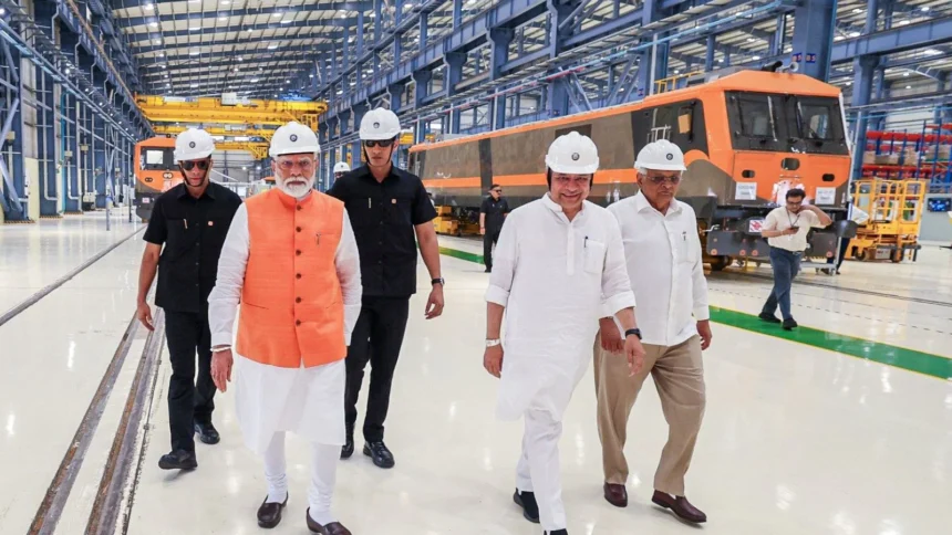 Siemens Begins Locomotive Assembly at Dahod, Gujarat Plant as Ashwini Vaishnaw Highlights Make in India Push