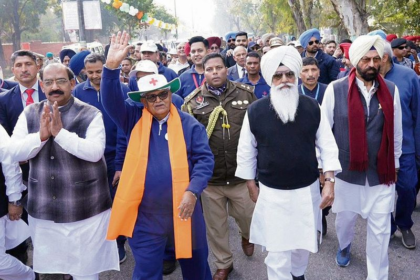Dera Beas Chief Gurinder Dhillon, Sukhbir Badal Join Punjab Governor’s Foot March — 5 Big Political Reactions