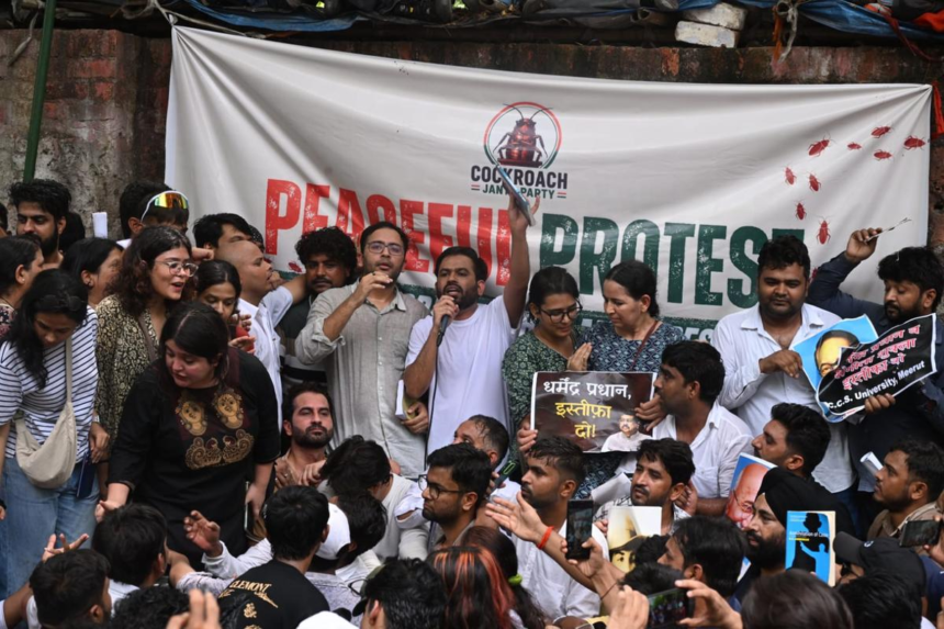 Cockroach Janta Party Protest LIVE: 7 Explosive Developments as Abhijeet Dipke Joins Students at Jantar Mantar
